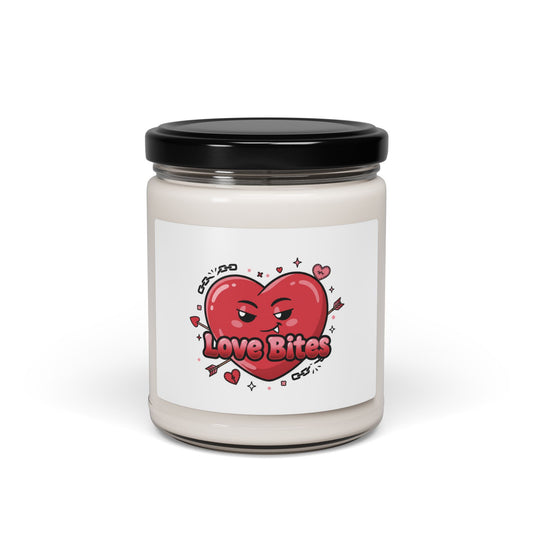 Love Bites Candle | Ironic Valentines, Sarcastic Hearts Soy Candle