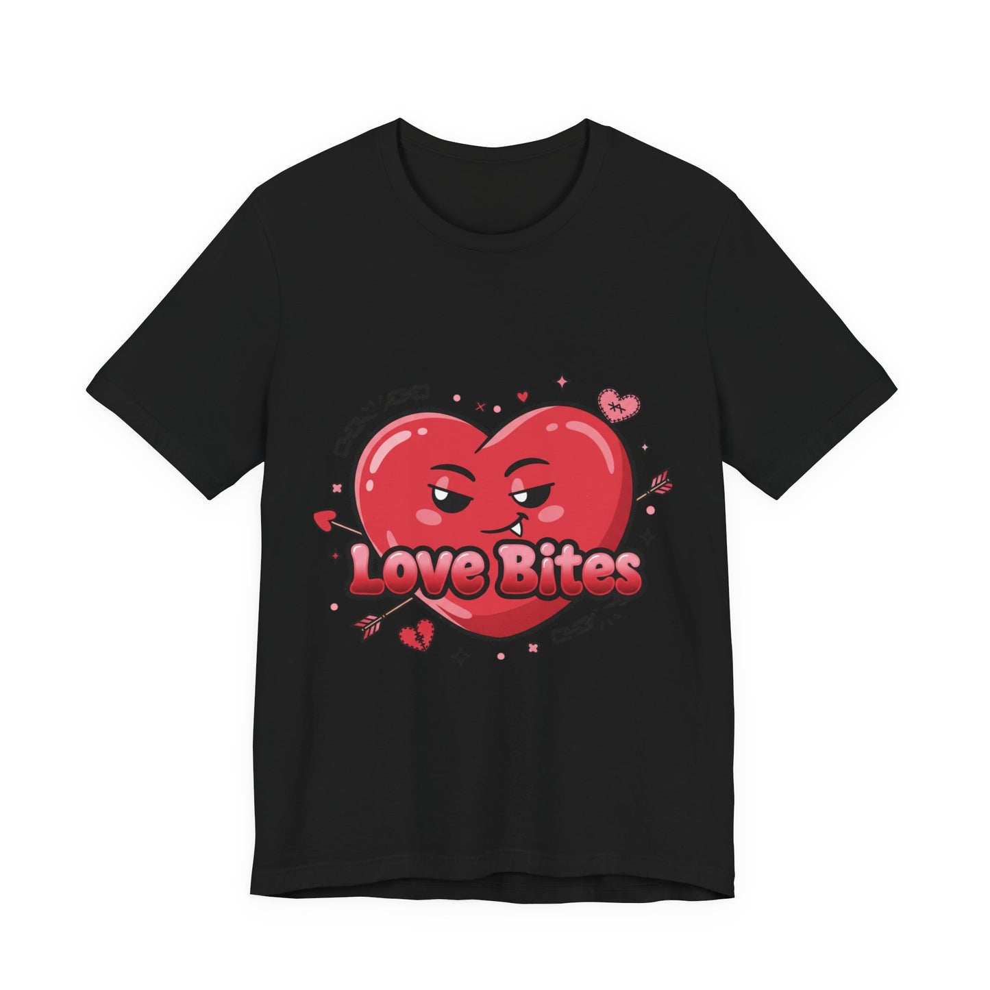 Love Bites Heart Tee | ironic valentines, sarcastic hearts