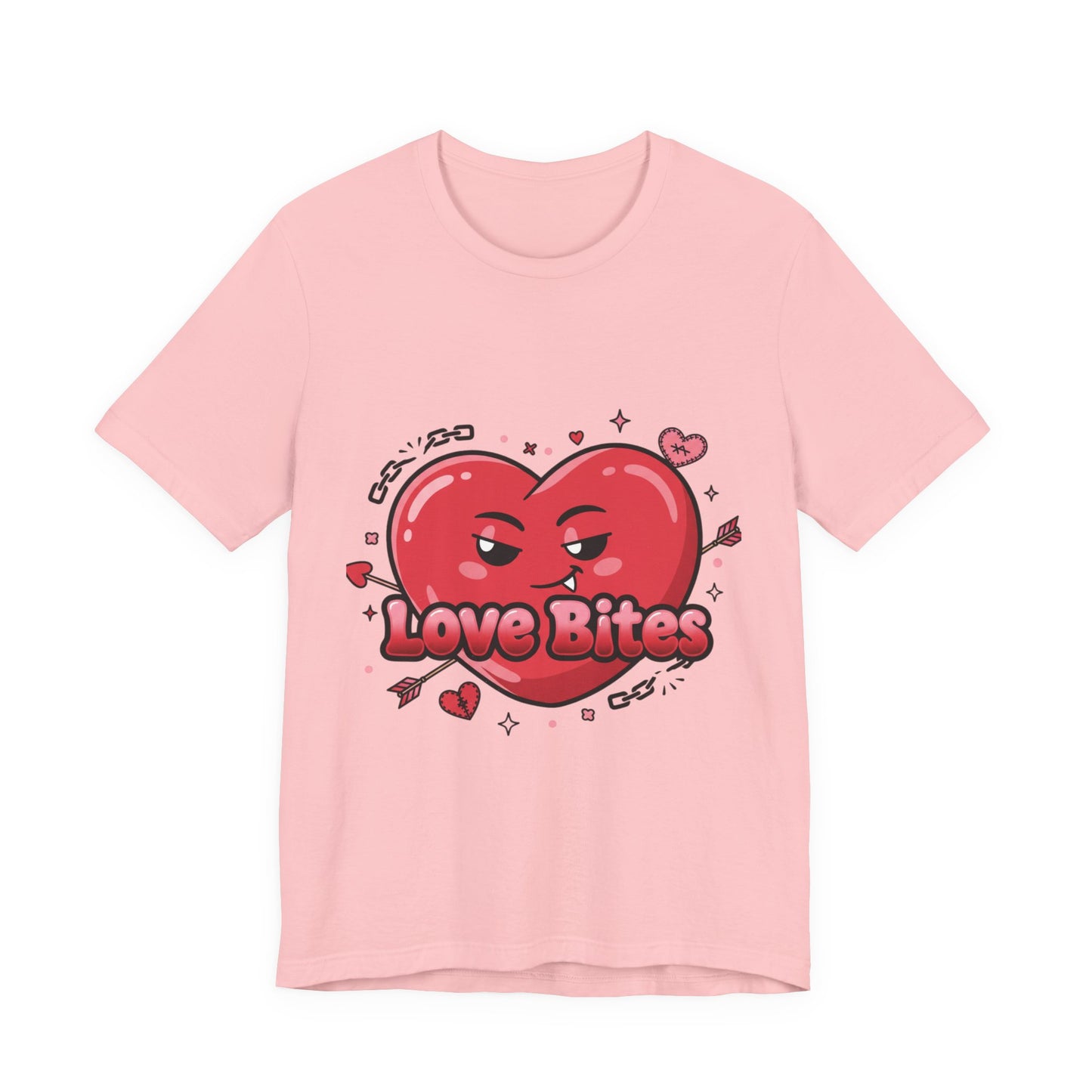 Love Bites Heart Tee | ironic valentines, sarcastic hearts