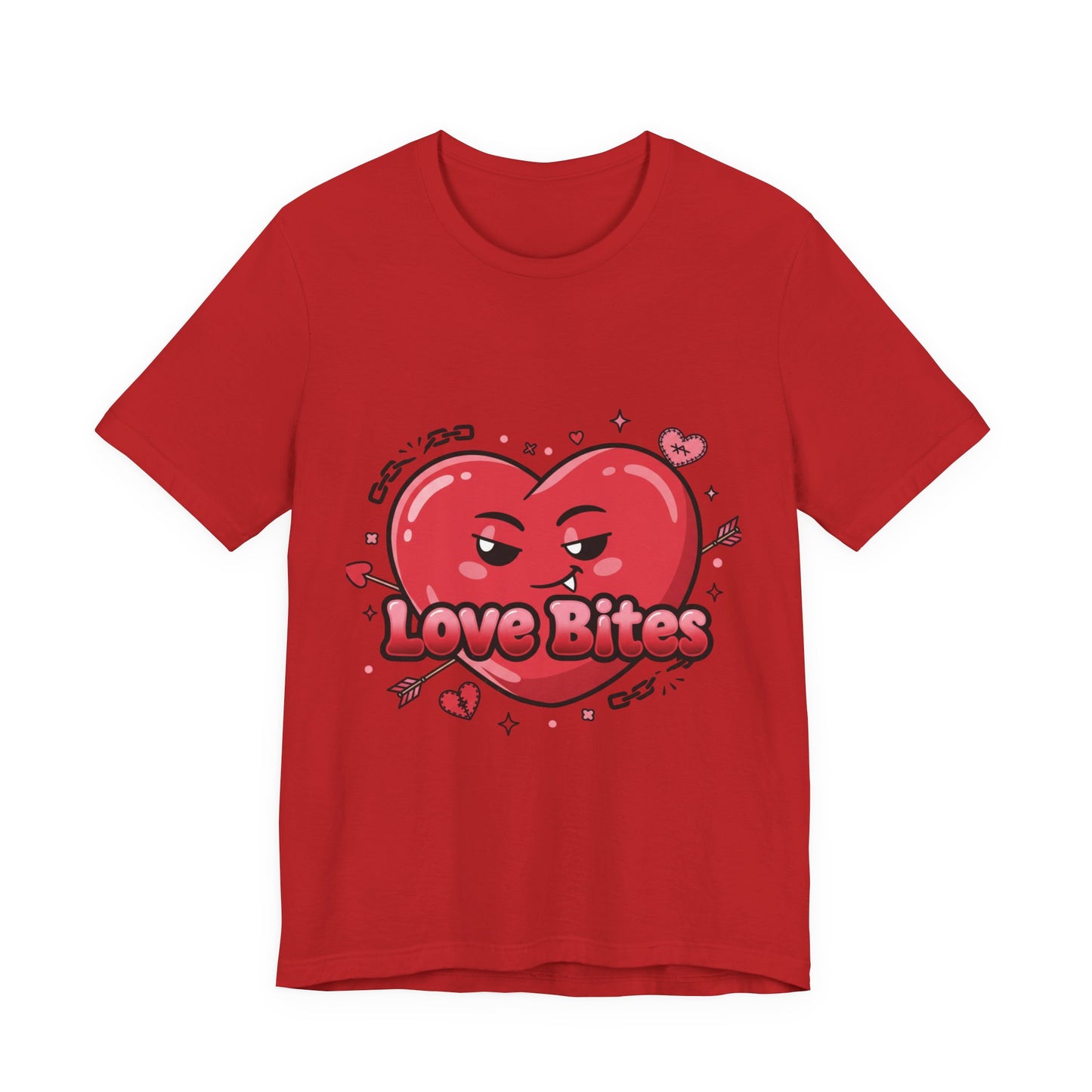Love Bites Heart Tee | ironic valentines, sarcastic hearts