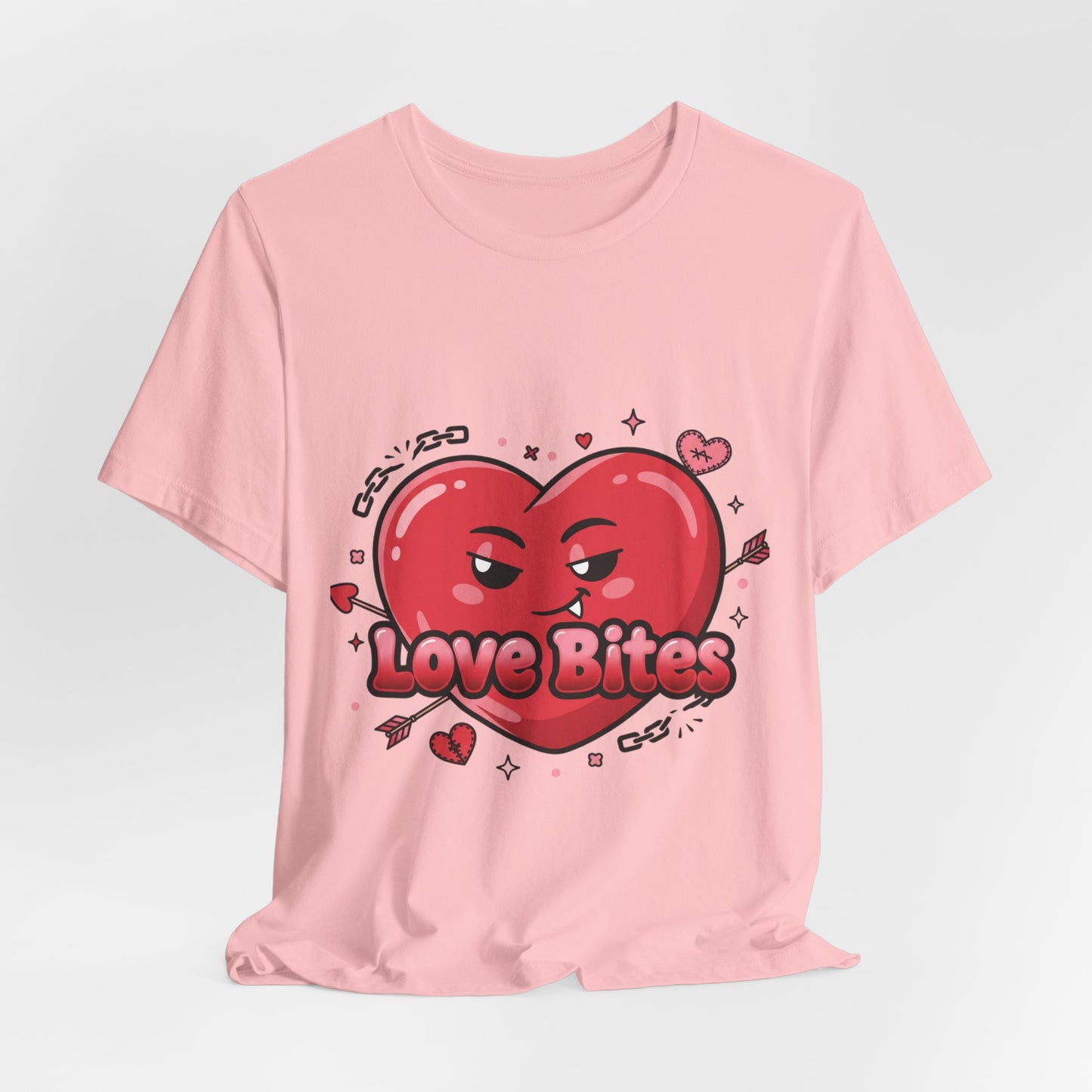 Love Bites Heart Tee | ironic valentines, sarcastic hearts