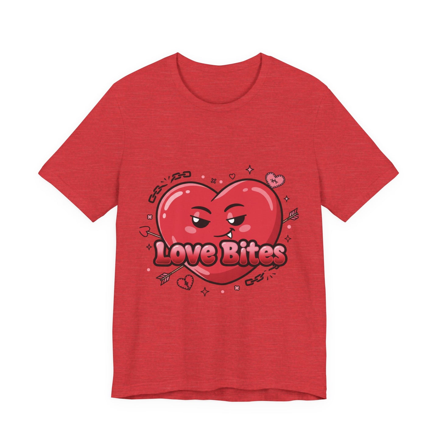 Love Bites Heart Tee | ironic valentines, sarcastic hearts